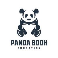 diseño de logotipo de panda vector