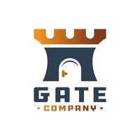 door gate vector logo