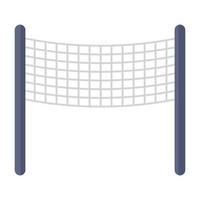 beach net in modem vector