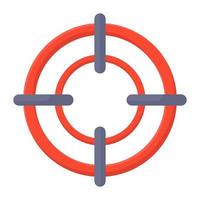 Trendy icon of focus crosshair vector