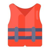 life vest editable icon vector