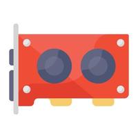 Sound card icon vector