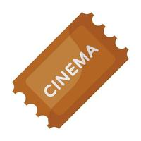 Cinema tickets icon in trendy flat style Raffle symbol for your web site design and app. vector