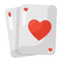 Icon of a playing cards poker vector