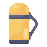 A vacuum flask vector