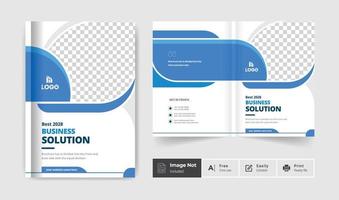 business brochure design cover template colorful creative modern bi fold brochure corporate presentation abstract theme use for multipurpose vector