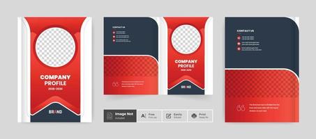 business brochure design cover template colorful creative modern bi fold brochure corporate presentation abstract theme use for multipurpose vector