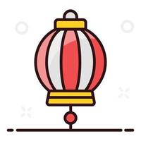 Traditional  Chinese Lamp vector