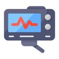 Heart health palpitation monitoring vector