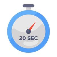 Stopwatch icon in modern vector