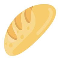 diseño de icono de pan baguette vector