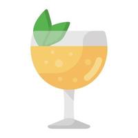 refreshing drink icon. vector