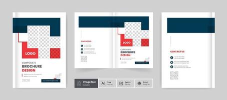 profesional corporativo abstracto folleto portada informe anual portada del libro plantilla de diseño de perfil empresarial elegante diseño moderno