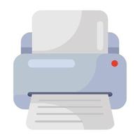 Printer icon in modern vector