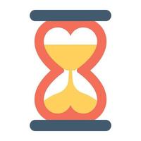 Heart Hourglass Concepts vector