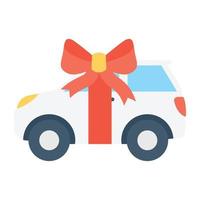 conceptos de regalo de coche vector