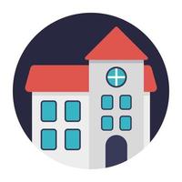 Trendy Building Concepts vector