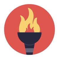 Olympic Torch  Concepts vector
