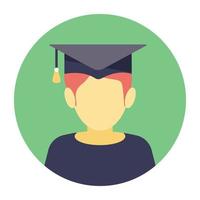 Trendy Graduate Concepts vector