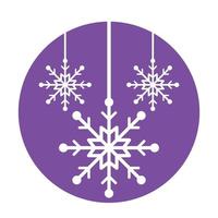 Trendy Snowflakes Concepts vector