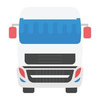 Trendy Bus Concepts vector