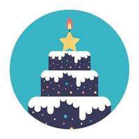 Christmas Cake Concepts vector