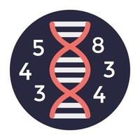 Trendy DNA Concepts vector