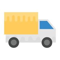 Trendy Mini Truck vector