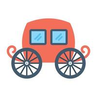 Trendy Carriage Concepts vector