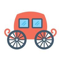 Trendy Carriage Concepts vector