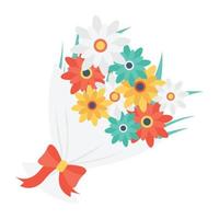 Trendy Bouquet Concepts vector