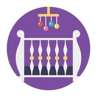 Crib Mobile Hanging vector