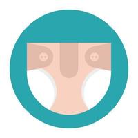 Trendy Diaper Concepts vector