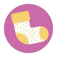 conceptos de calcetines de bebé vector