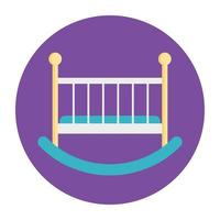 Baby Crib Concepts vector