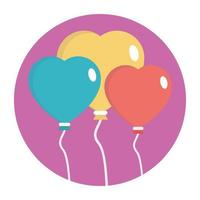 Trendy Balloons Concepts vector