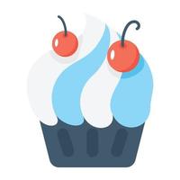 Trendy Cupcake Concepts vector