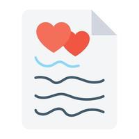 Heart Sheet Concepts vector