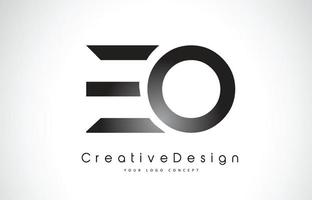 EO E O Letter Logo Design. Creative Icon Modern Letters Vector Logo.