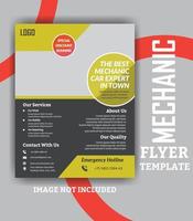 Creative Stylish Flyer Design Template vector