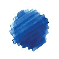 Blue brush stroke watercolor design vector