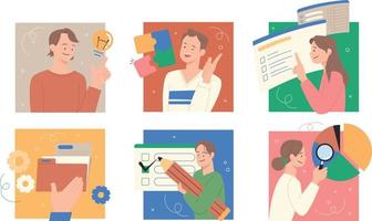 People of various business work concept. vector