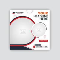 Business Marketing Social Media Post vector