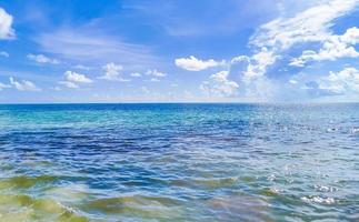 playa mexicana de agua clara turquesa 88 playa del carmen mexico. foto