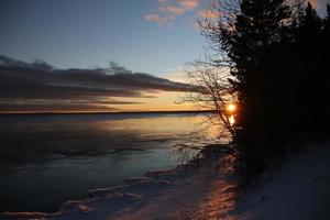 amanecer waskesiu saskatchewan foto