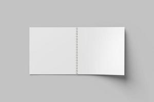 cuadrado cuaderno de espiral foto