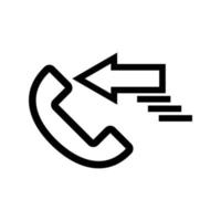 Incoming phone call icon. vector