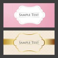 Vintage background, retro greeting card, wedding invitation vector