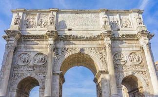 Arch of Constantine in Rome, Italy photo