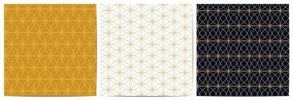 Abstract background with circle gold lines vector